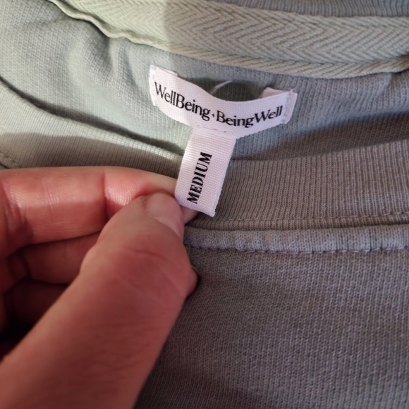 Revolve Well Being + Being Well Goldie Sweatshirt Mint - Picture 3 of 5